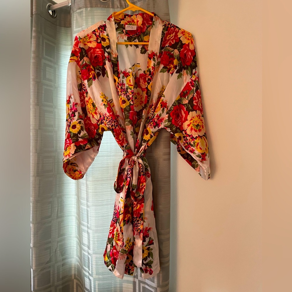 Silk robe